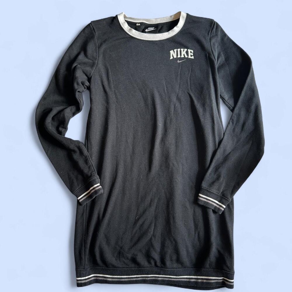 Nike black long sleeve mini